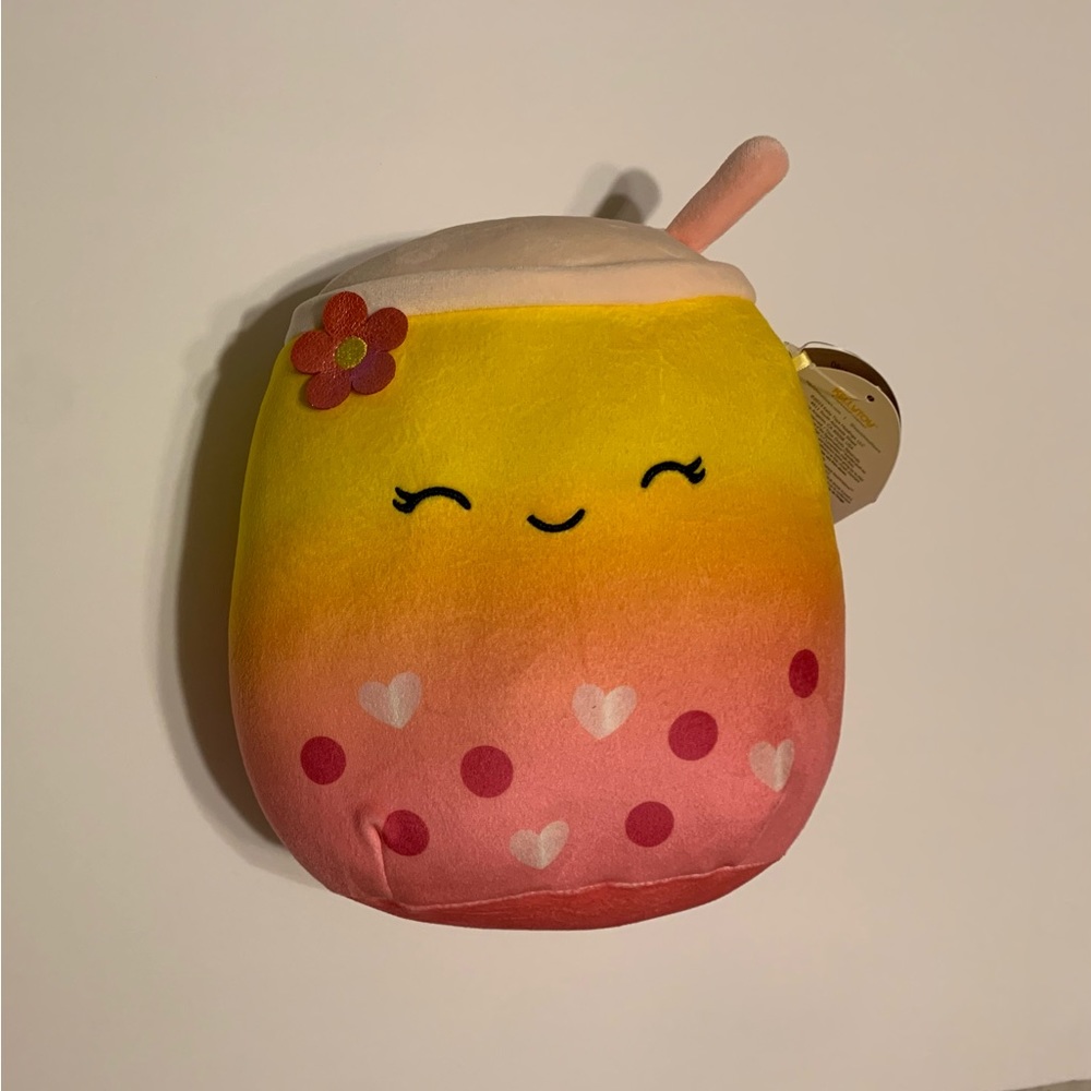Squishmallow Toy Bergit Bubble Tea